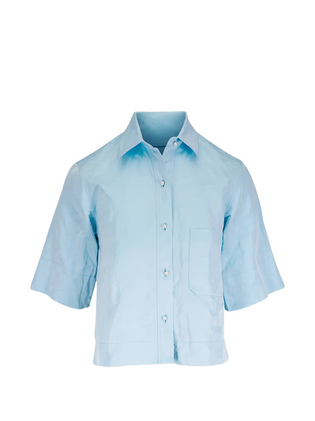  Odeeh Blusa Corta Duchesse - Azul 