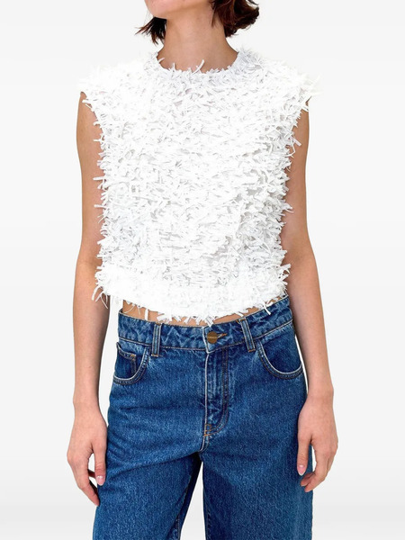  Odeeh Camisa Sin Mangas - Blanco 