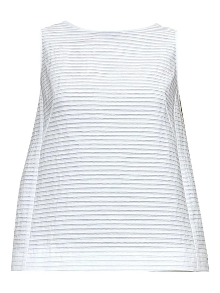  Odeeh Striped Sleeveless Top - Blanco 