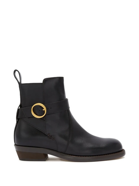  Odissi Botas Ornella Con Hebilla - Negro 