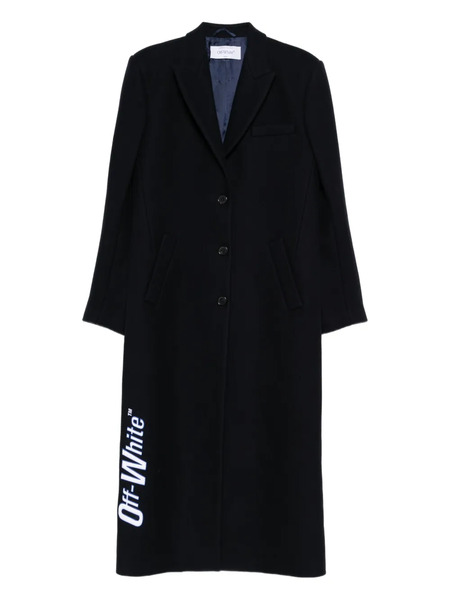  Off-white Abrigo Con Detalle Del Logo - Azul 