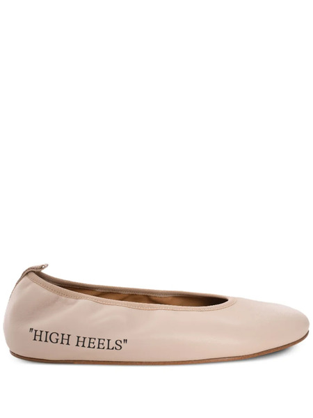  Off-white Bailarinas High Heels - Neutro 