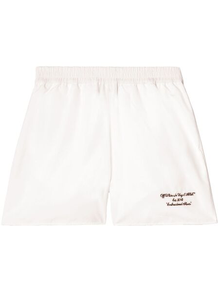  Off-white Bermudas Bordadas - Blanco 