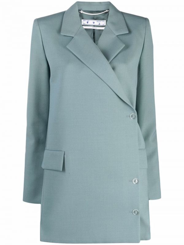  Off-white Blazer Cardbox Cruzado - Verde 