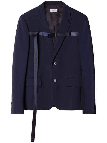 Off-white Blazer Con Botones - Azul 
