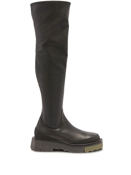  Off-white Botas Altas Con Cordones - Negro 
