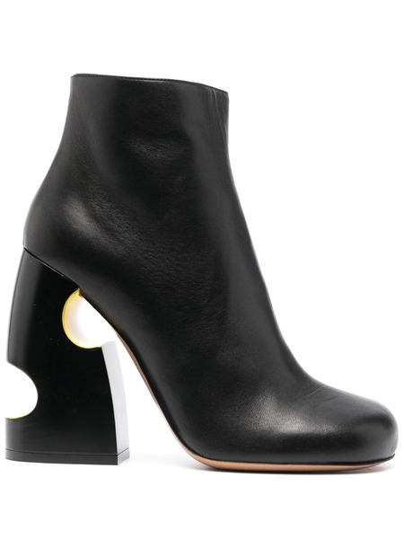  Off-white Botas Meteor Block Con Tacón De 120mm - Negro 