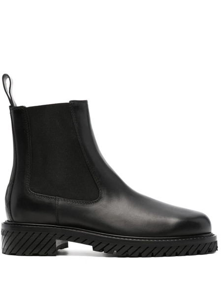  Off-white Botines Con Puntera Redonda - Negro 