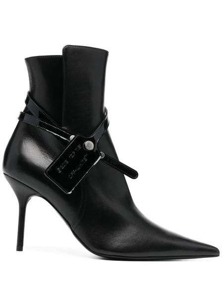  Off-white Botines Nappa - Negro 