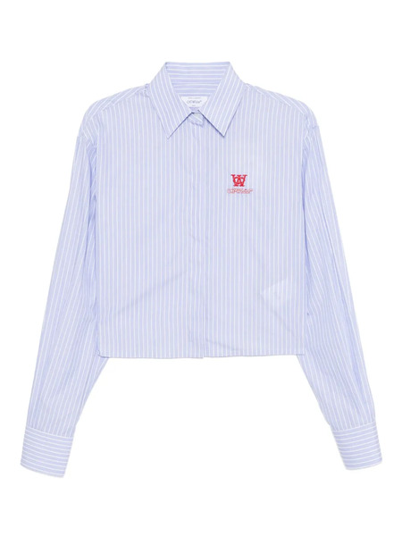  Off-white Camisa A Rayas - Azul 