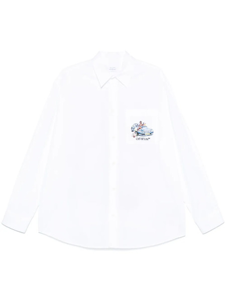 Off-white Camisa Fresco Arrow - Blanco 