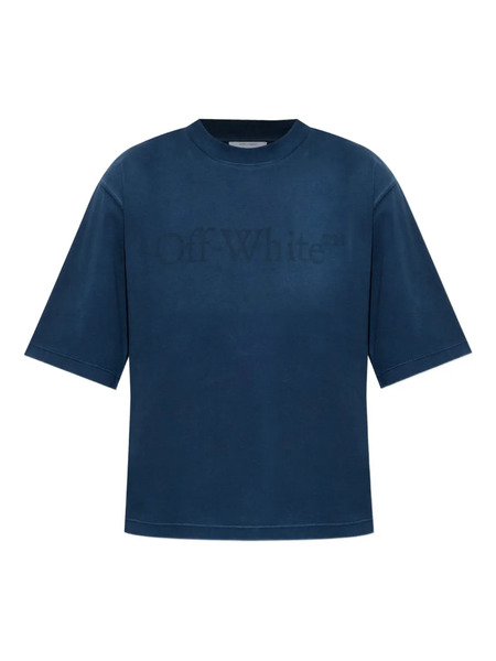  Off-white Camiseta Con Logo Estampado - Azul 