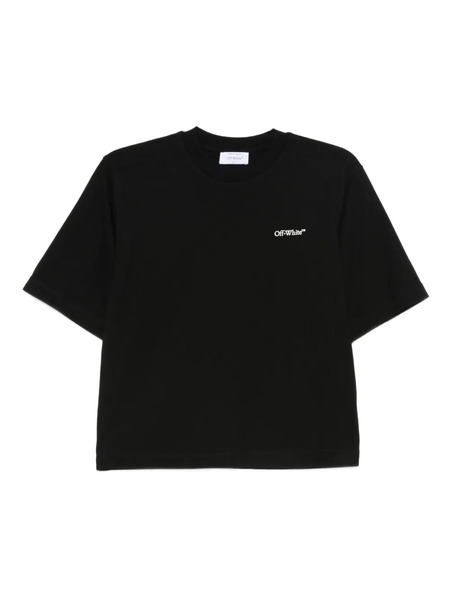  Off-white Camiseta Estampada - Negro 