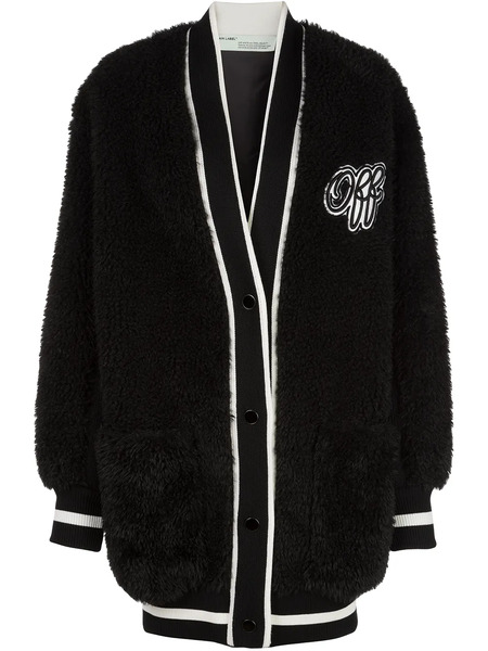  Off-white Cárdigan Varsity - Negro 