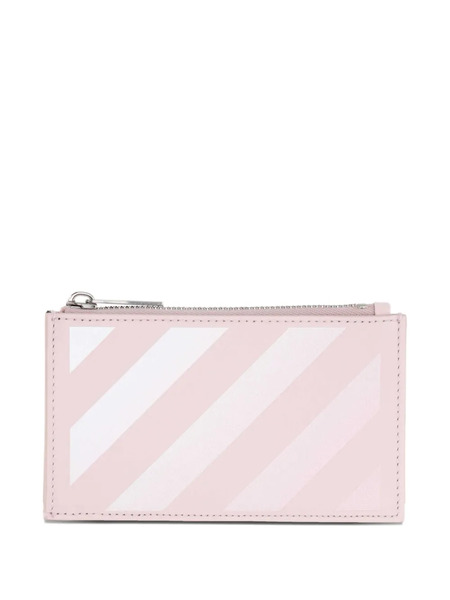  Off-white Cartera A Rayas - Rosa 