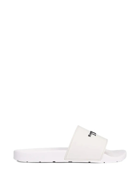  Off-white Chanclas Con Logo - Blanco 