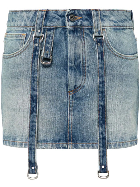  Off-white Falda Vaquera Corta - Azul 