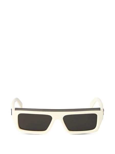 Off-white Gafas De Sol Elizabeth S Con Montura Rectangular - Blanco 