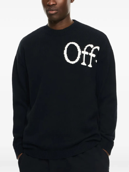  Off-white Jersey De Algodón Con Logo - Negro 