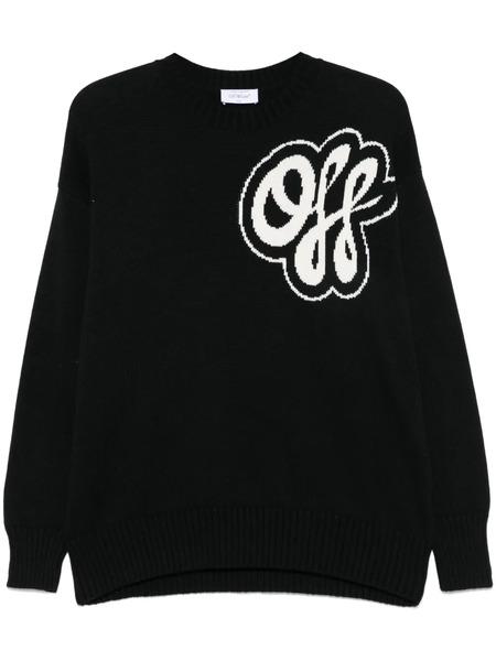  Off-white Jersey Hand-drawn Script - Negro 