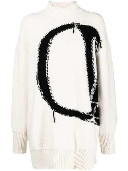  Off-white Jersey Ow Maxi Logo - Blanco 