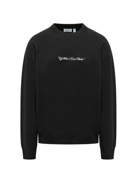  Off-white Jersey Script Arrow Con Cuello Redondo - Negro 