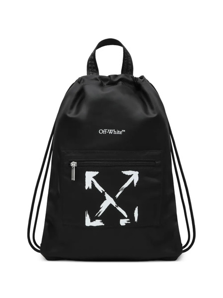  Off-white Kids Mochila Con Estampado Arrows - Negro 