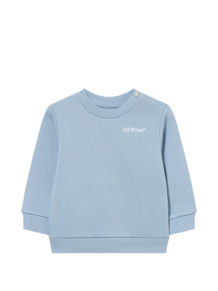  Off-white Kids Sudadera Scribble - Azul 