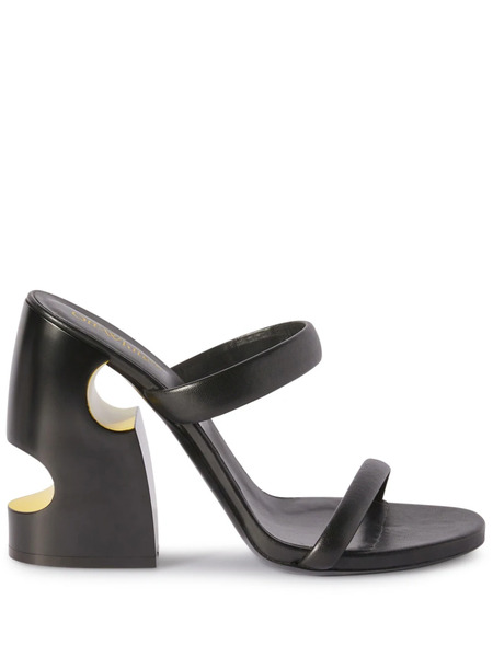  Off-white Mules Pop Meteor Con Aberturas - Negro 