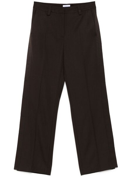  Off-white Pantalones Anchos - Marrón 