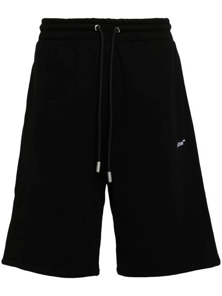  Off-white Pantalones Cortos De Chándal Con Motivo Bordado - Negro 