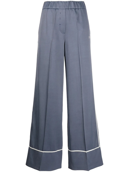  Off-white Pantalones De Pijama Con Logo - Azul 