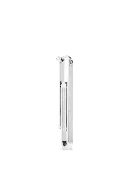  Off-white Pendientes Con Forma De Clip - Plateado 