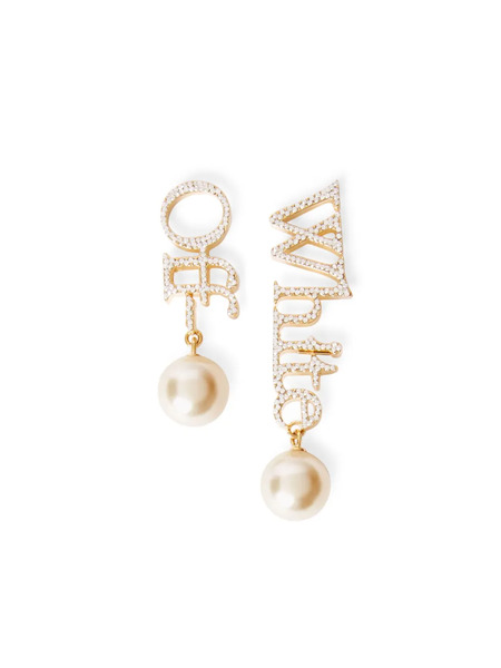  Off-white Pendientes Logo - Dorado 
