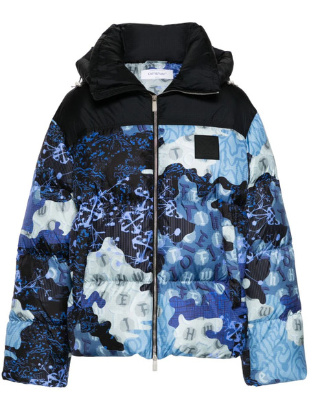  Off-white Plumífero Camo - Azul 