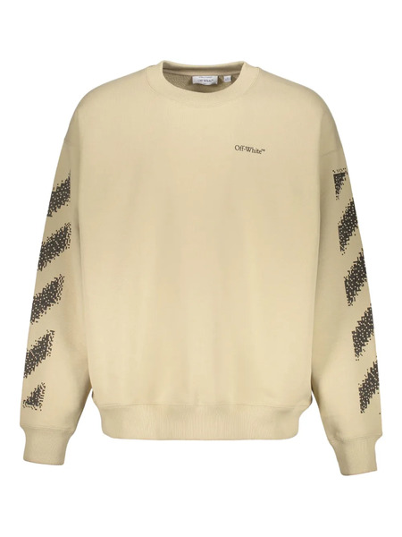  Off-white Sudadera A Rayas Diagonales - Neutro 