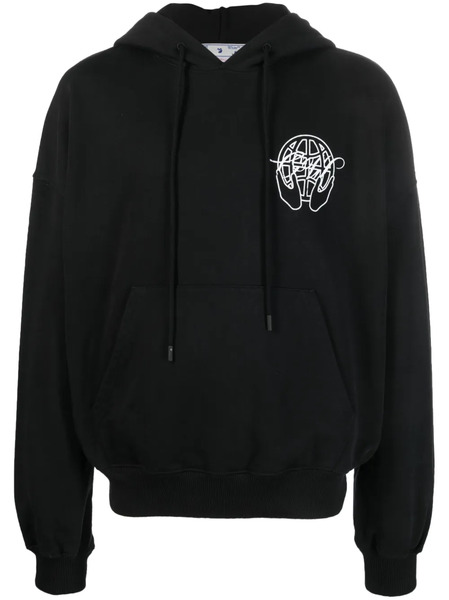  Off-white Sudadera Arrows Con Capucha - Negro 