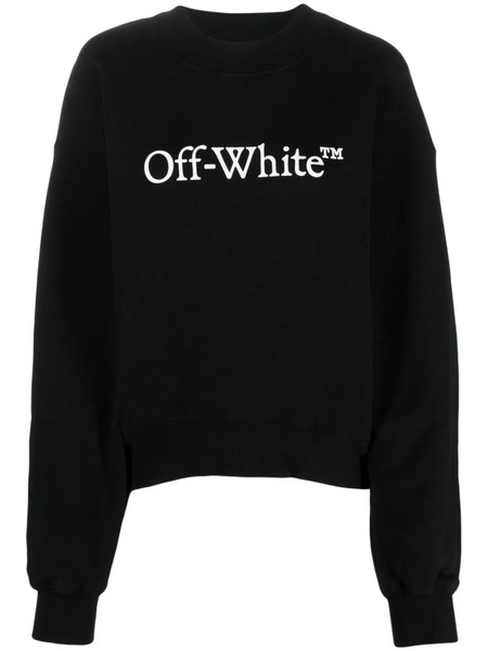  Off-white Sudadera Bookish Con Logo - Negro 