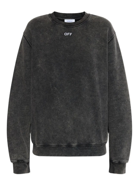  Off-white Sudadera Con Aplique Arrow - Gris 
