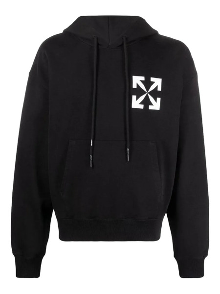  Off-white Sudadera Single Arrow Over Con Capucha - Negro 