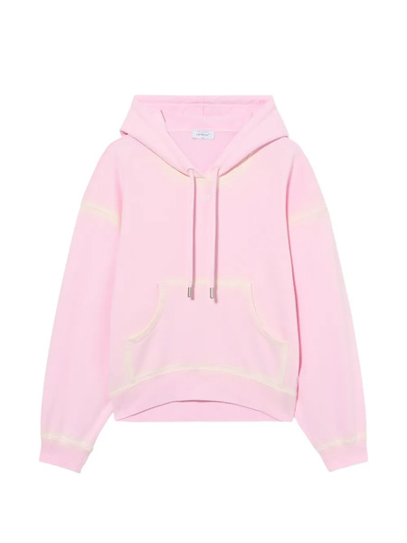  Off-white Sudadera Spray Off Stamp Con Capucha - Rosa 