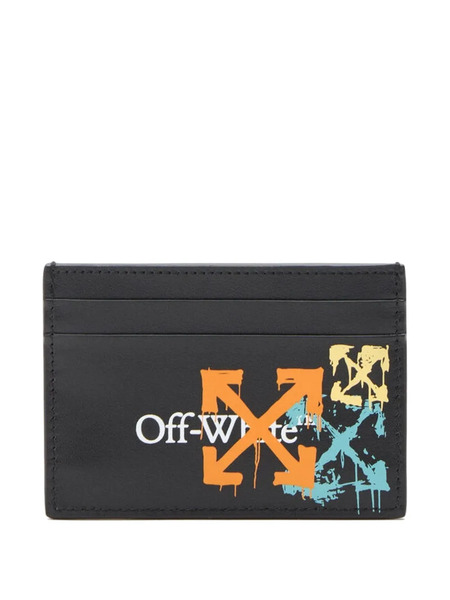  Off-white Tarjetero Bookish Arrow Spray - Negro 