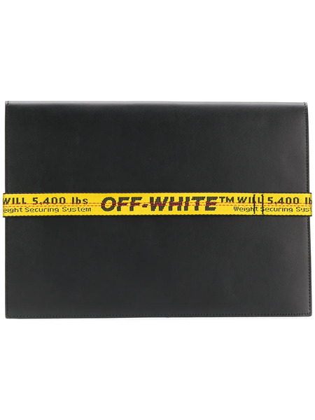  Off-white Tarjetero Plegable - Negro 