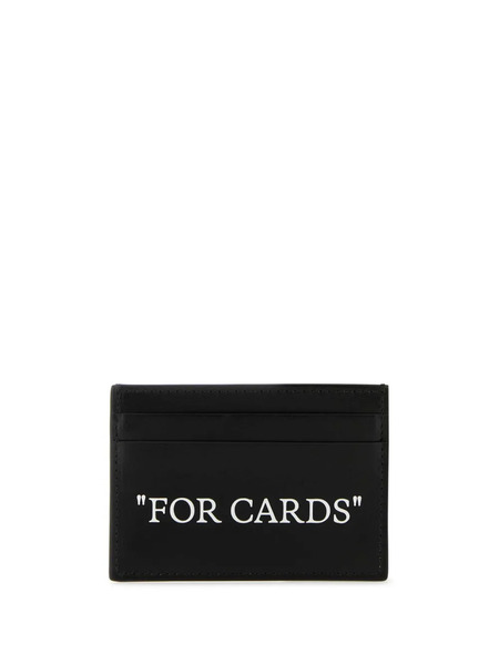  Off-white Tarjetero Quote - Negro 