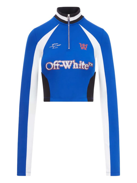 Off-white Top Corto Tech Jer Serena - Azul 