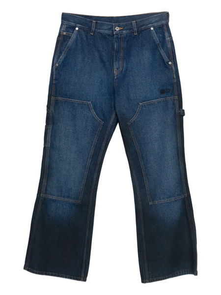  Off-white Vaqueros A Paneles - Azul 