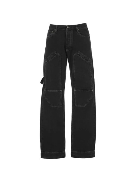  Off-white Vaqueros Carpenter A Paneles - Negro 