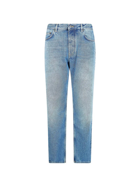  Off-white Vaqueros Con Motivo Half Arrow - Azul 
