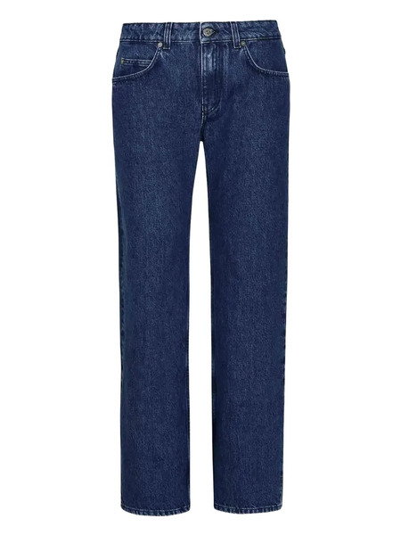  Off-white Vaqueros Con Parche Del Logo - Azul 
