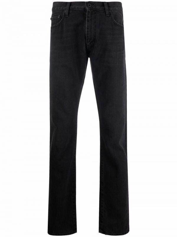  Off-white Vaqueros Diag Slim - Negro 